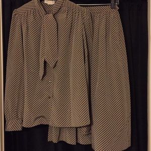 2 Piece Evan-Picone Blouse and Skirt Size 10
